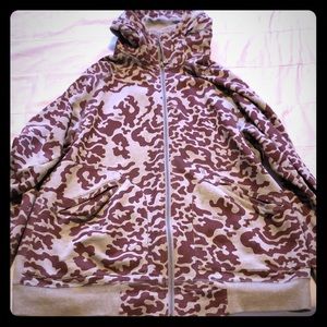 Vintage Streetwear - Addict Swift camo zip hoodie